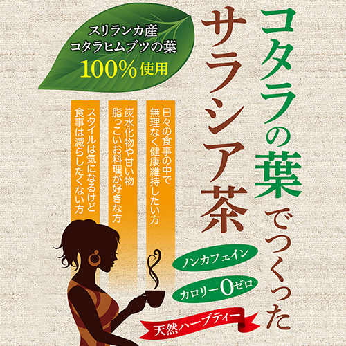 サラシア茶,サラシア茶 糖質